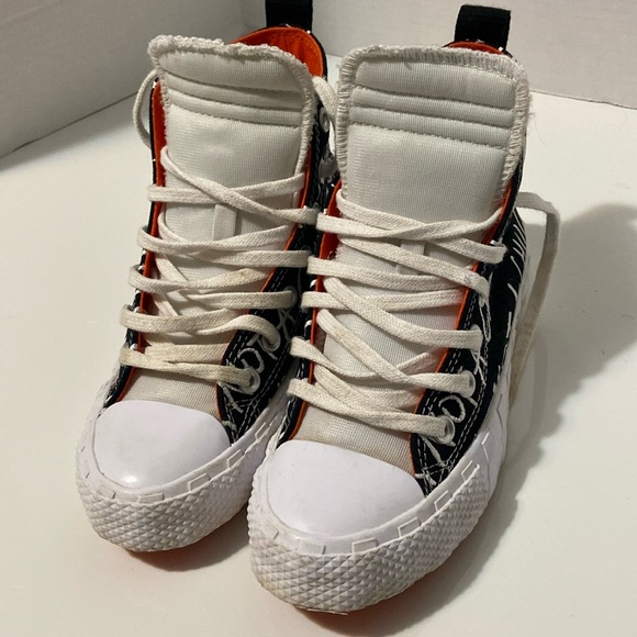 Converse All-Stars UNT1TL3D High Not A Chuck - White/Black/Orange - Picture 5 of 8